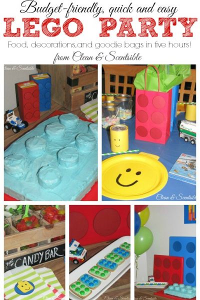 Quick and easy to do Lego party! Cute ideas!