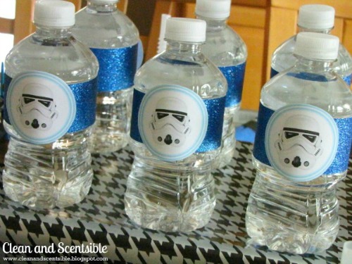 Free star wars water bottle printables.