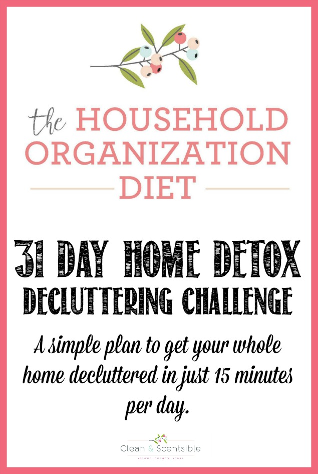 Everything you need to get started on a home decluttering challenge. Get your home decluttered and organized once and for all!