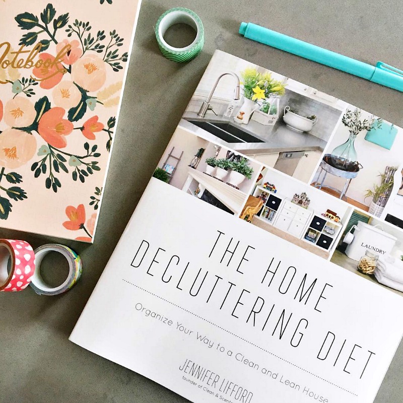 The Home Decluttering Diet. An easy step-by-step plan to get your home decluttered and organized once and for all!