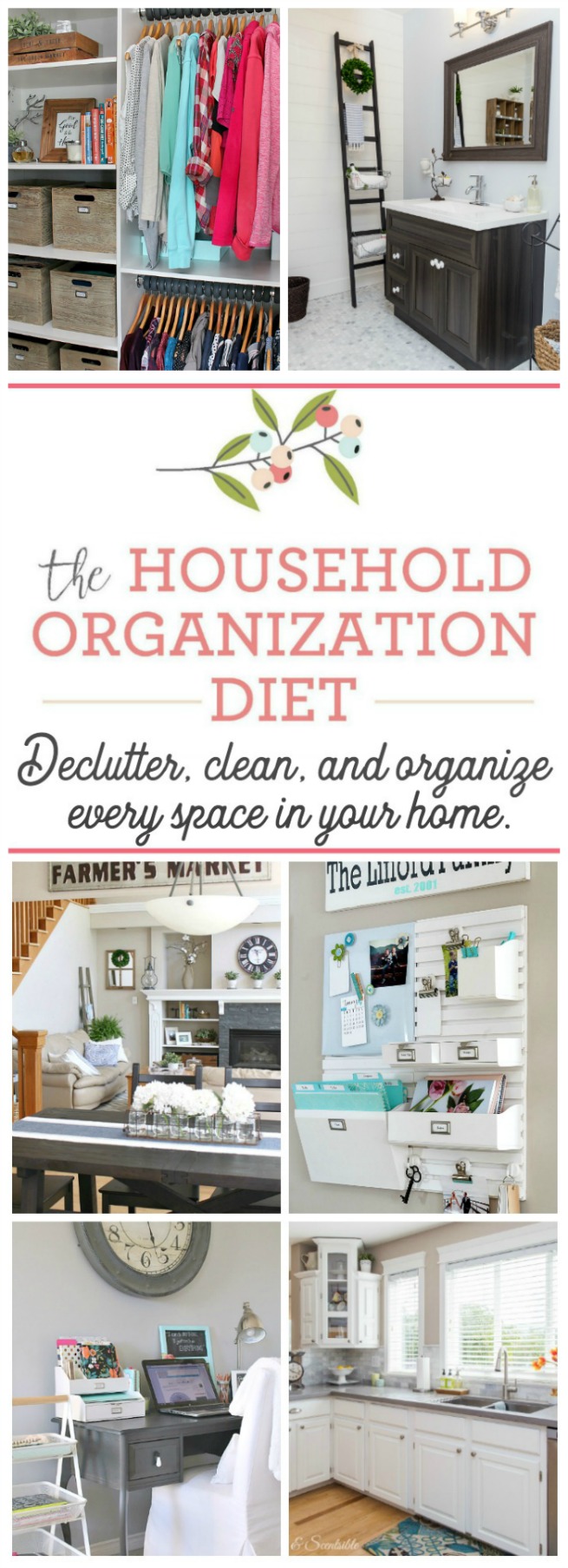 Get your home cleaned, decluttered, and organized once and for all! This year long plan covers everything you need with monthly inspiration and free printables to keep you going.